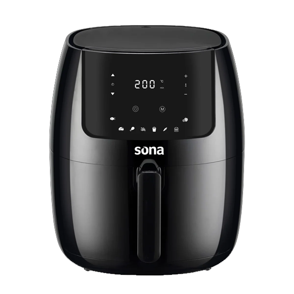 قلاية هوائية AirFryer سعة 7 لتر بقوة 1800 واط و8 برامج طهي مختلفة ماركة SONA