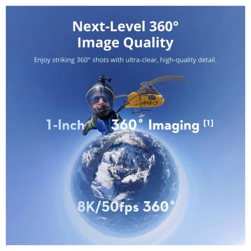 كاميرا DJI Osmo 360 من زاوية أخرى