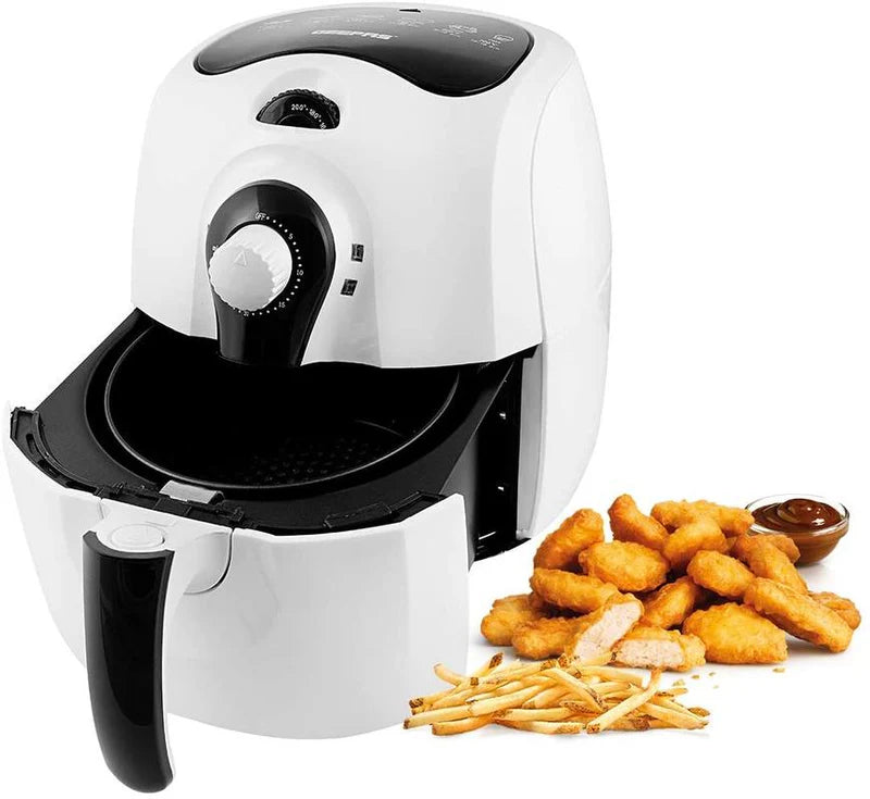قلاية هوائية AirFryer سعة 2.4 لتر وقوة 1650 واط بنظام موفر للطاقة ماركة geepas