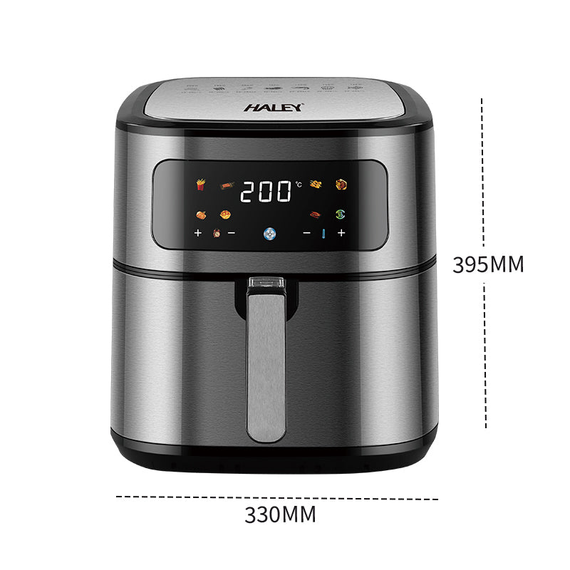 قلاية هوائية AirFryer سعة حتى 12.5 لتر بقوة 2000 واط مع شاشة LCD ماركة HALEY HY-2525 قلاية هوائية AirFryer سعة حتى 12.5 لتر بقوة 2000 واط مع شاشة LCD ماركة HALEY HY-2525