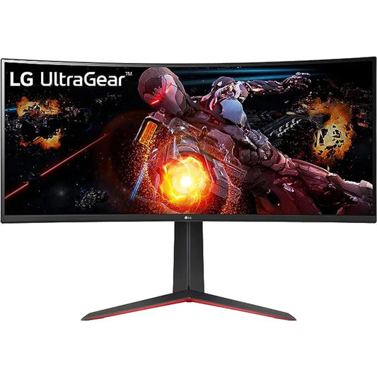 شاشة ألعاب LG UltraGear 34GP63A-B منحنية 34 بوصة UltraWide QHD بتردد 160Hz