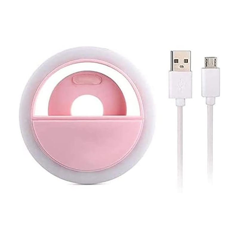 رينج لايت دائرية LED للهاتف المحمول لتصوير السلفي مع وصلة USB رينج لايت دائرية LED للهاتف المحمول لتصوير السلفي مع وصلة USB