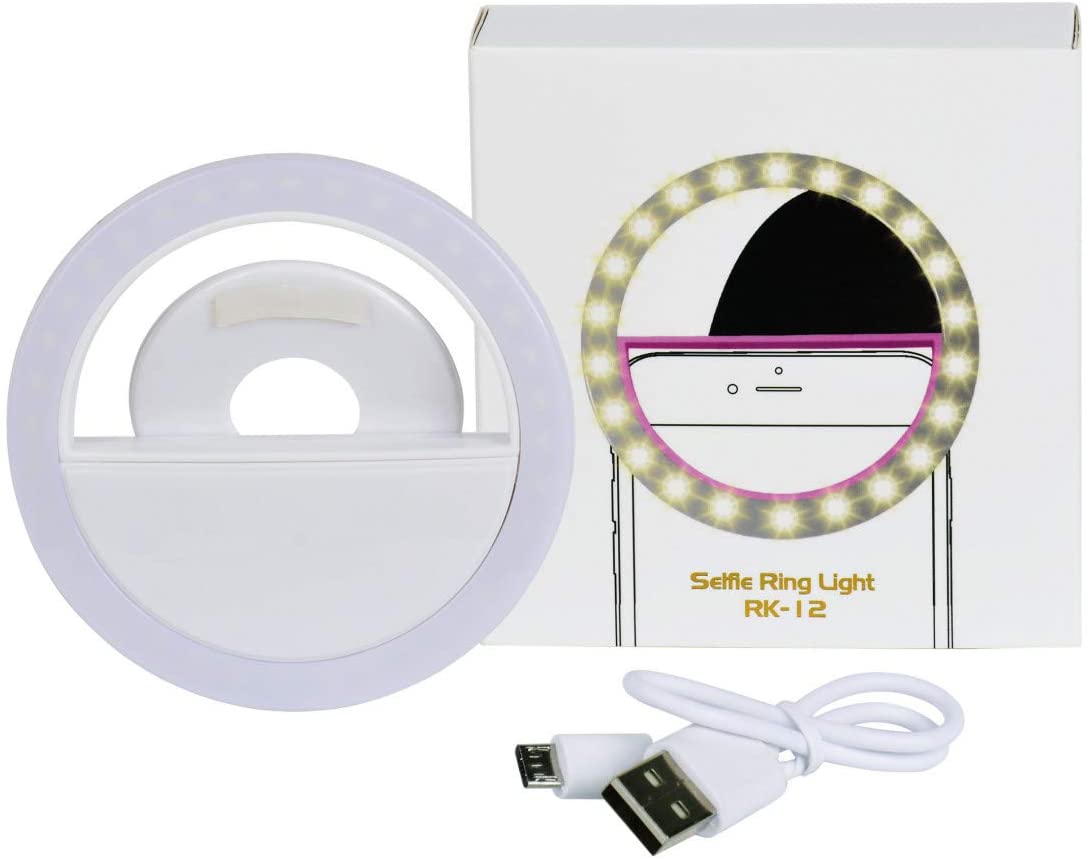 رينج لايت دائرية LED للهاتف المحمول لتصوير السلفي مع وصلة USB رينج لايت دائرية LED للهاتف المحمول لتصوير السلفي مع وصلة USB
