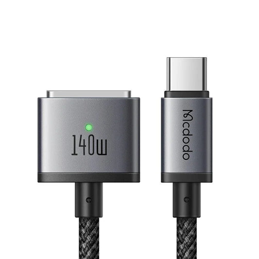 كابل شحن مغناطيسي Mcdodo MagSafe 3 بقوة 140W مع LED