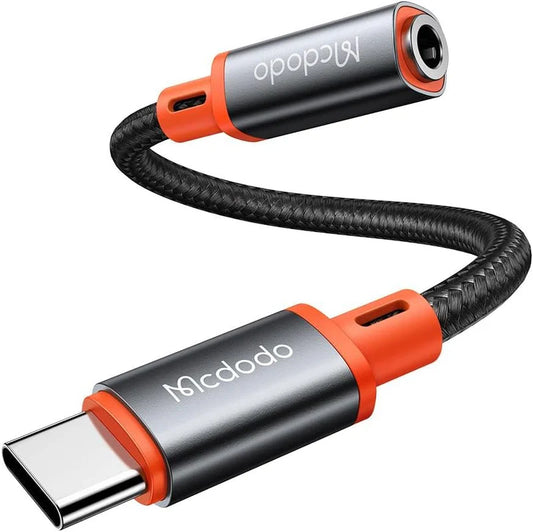 محول Mcdodo Type-C إلى 3.5 ملم للصوت والمكالمات