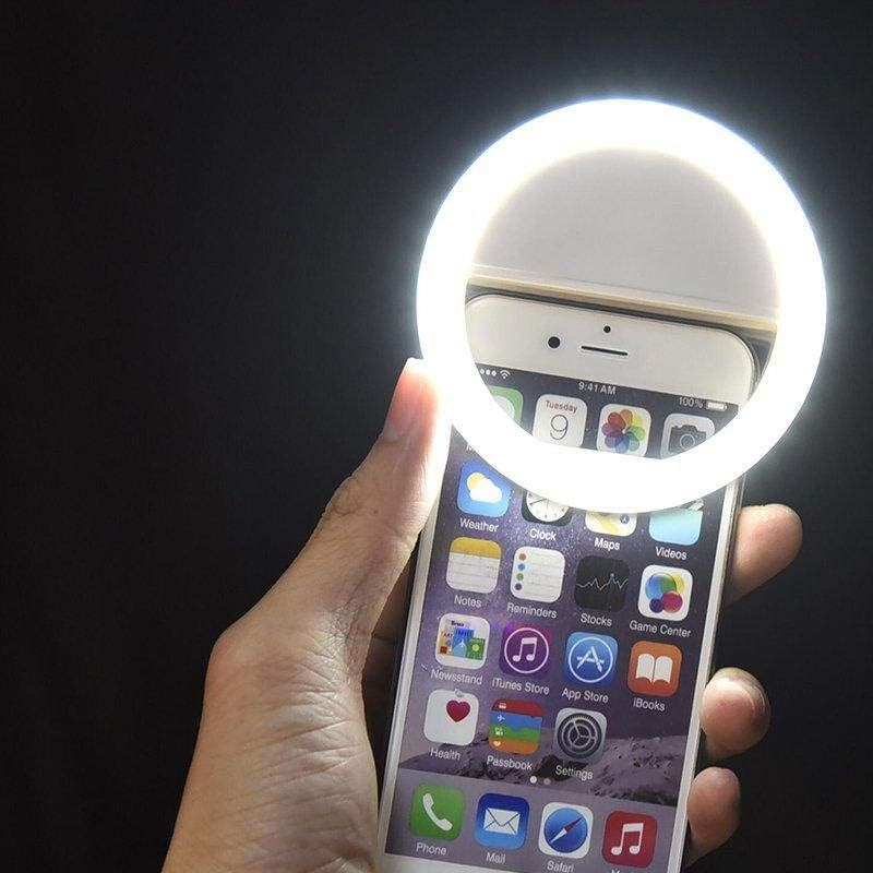 رينج لايت دائرية LED للهاتف المحمول لتصوير السلفي مع وصلة USB رينج لايت دائرية LED للهاتف المحمول لتصوير السلفي مع وصلة USB