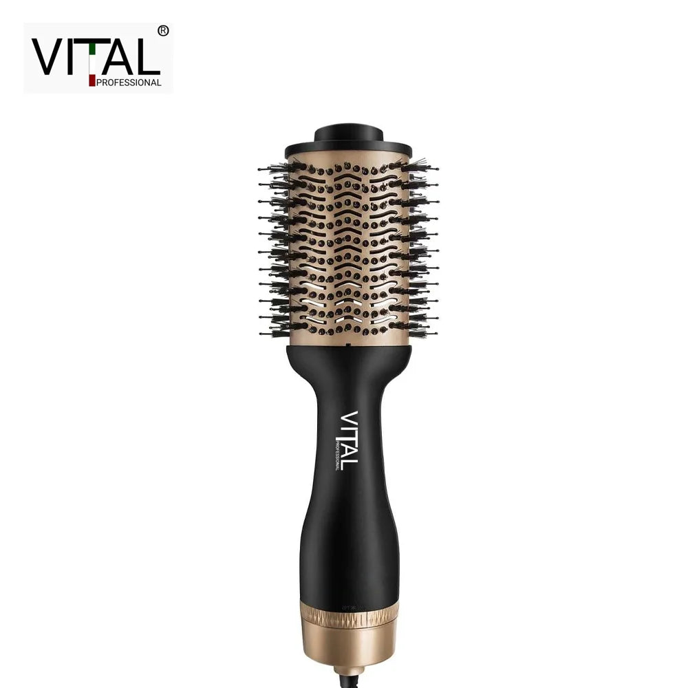 فرشاة تجفيف وتصفيف الشعر بقوة 2200 واط مع 3 درجات حرارة للاستخدام المنزلي والصالونات ماركة VITAL