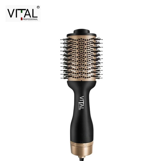 فرشاة تجفيف وتصفيف الشعر بقوة 2200 واط مع 3 درجات حرارة للاستخدام المنزلي والصالونات ماركة VITAL