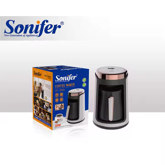 ماكينة صنع القهوة التركية تعمل باللمس بقوة 550 واط ماركة Sonifer