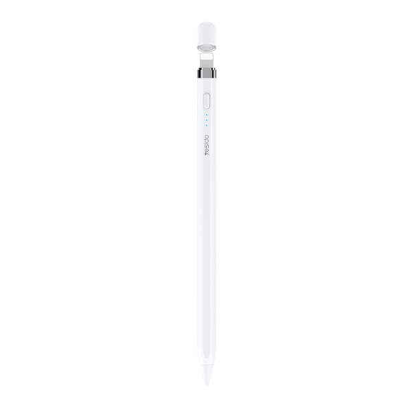 قلم iPad عالي الحساسية بشحن Lightning ببطارية 150mAh واستخدام حتى 12 ساعة ماركة YESIDO ST09 قلم iPad عالي الحساسية بشحن Lightning ببطارية 150mAh واستخدام حتى 12 ساعة ماركة YESIDO ST09