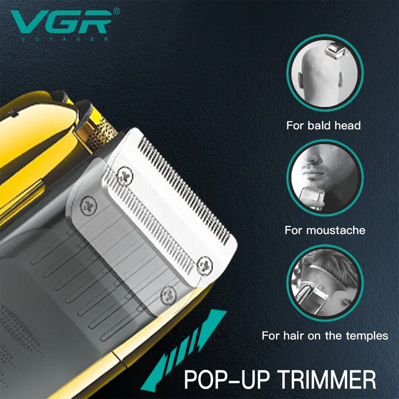 ماكينة حلاقة بشفرتين مزدوجتين من الستانلس ستيل لحلاقة وتشذيب الذقن - VGR ماكينة حلاقة بشفرتين مزدوجتين من الستانلس ستيل لحلاقة وتشذيب الذقن - VGR