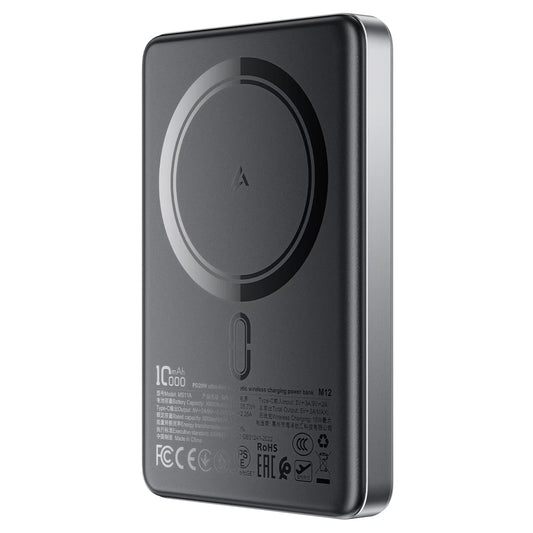 باور بانك من Acefast موديل M12 – 20 واط، MAG-Charge
