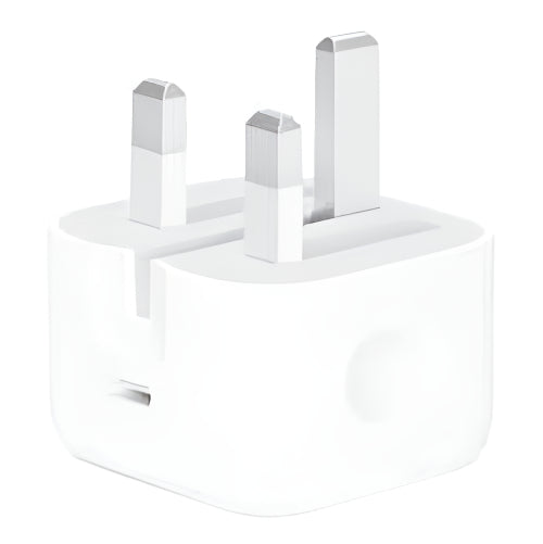شاحن Apple USB-C بقوة 20 واط لون أبيض