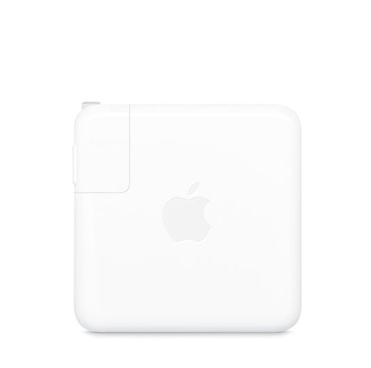 شاحن Apple USB-C أصلي بقوة 67 واط باللون الأبيض