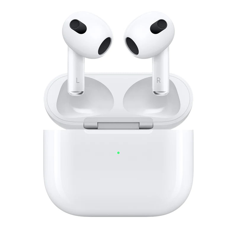 Apple AirPods الجيل الثالث مع علبة شحن MagSafe باللون الأبيض