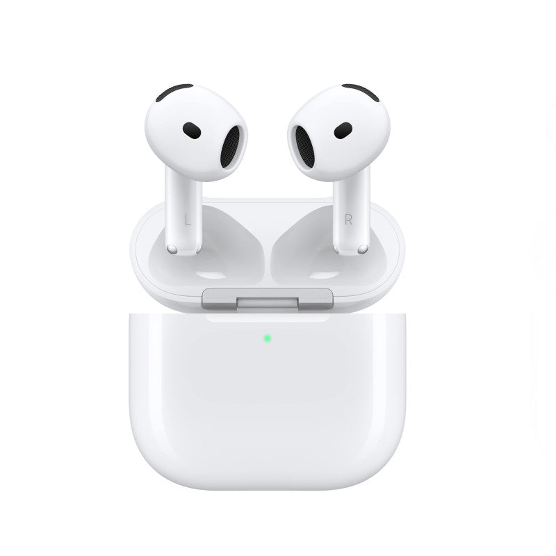 Apple AirPods 4 مع إلغاء الضوضاء النشط ANC باللون الأبيض