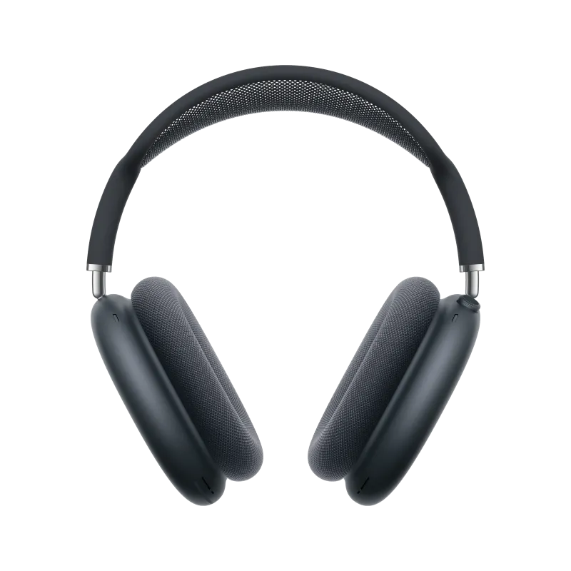 Apple AirPods Max USB-C لون Midnight بخلفية بيضاء