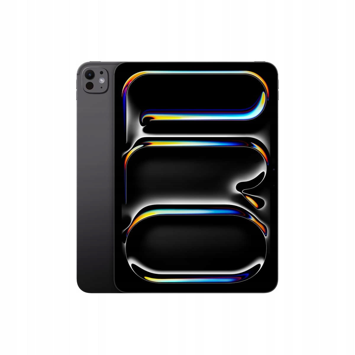 Apple iPad Pro 11 إنش M4 لون Space Black على خلفية بيضاء