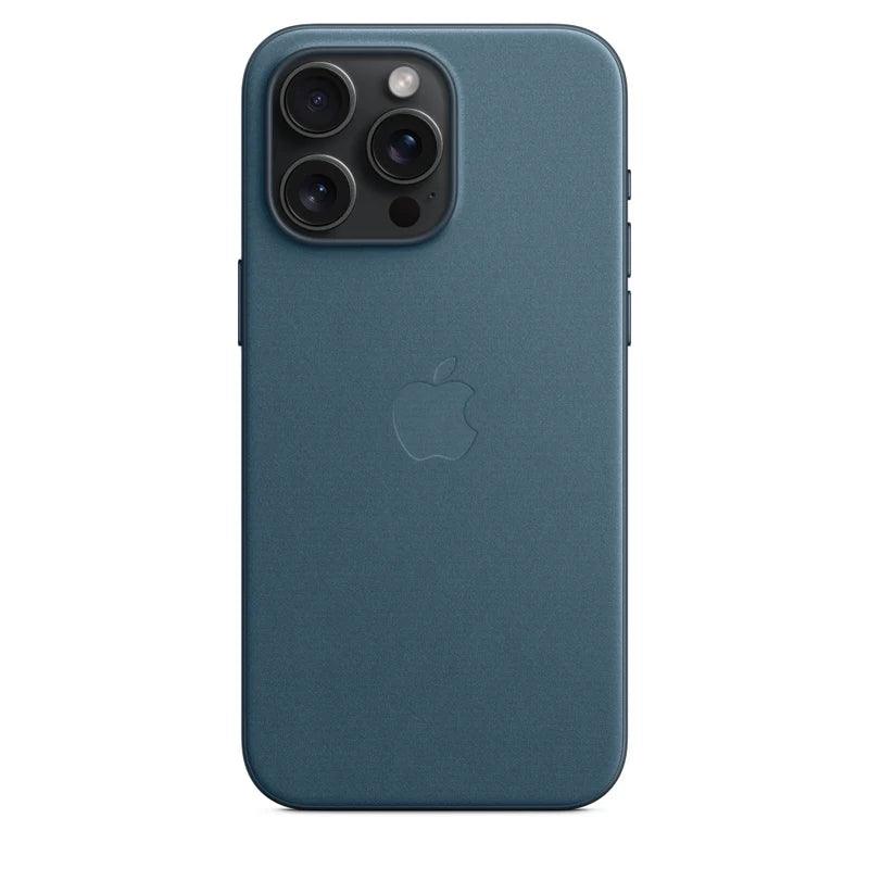 كفر Apple FineWoven أصلي لـ iPhone 15 Pro مع MagSafe