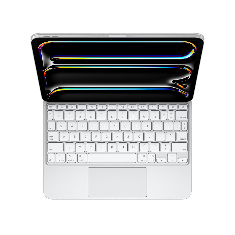 Apple Magic Keyboard لجهاز iPad Pro 11 إنش M4 بتخطيط عربي لون أبيض