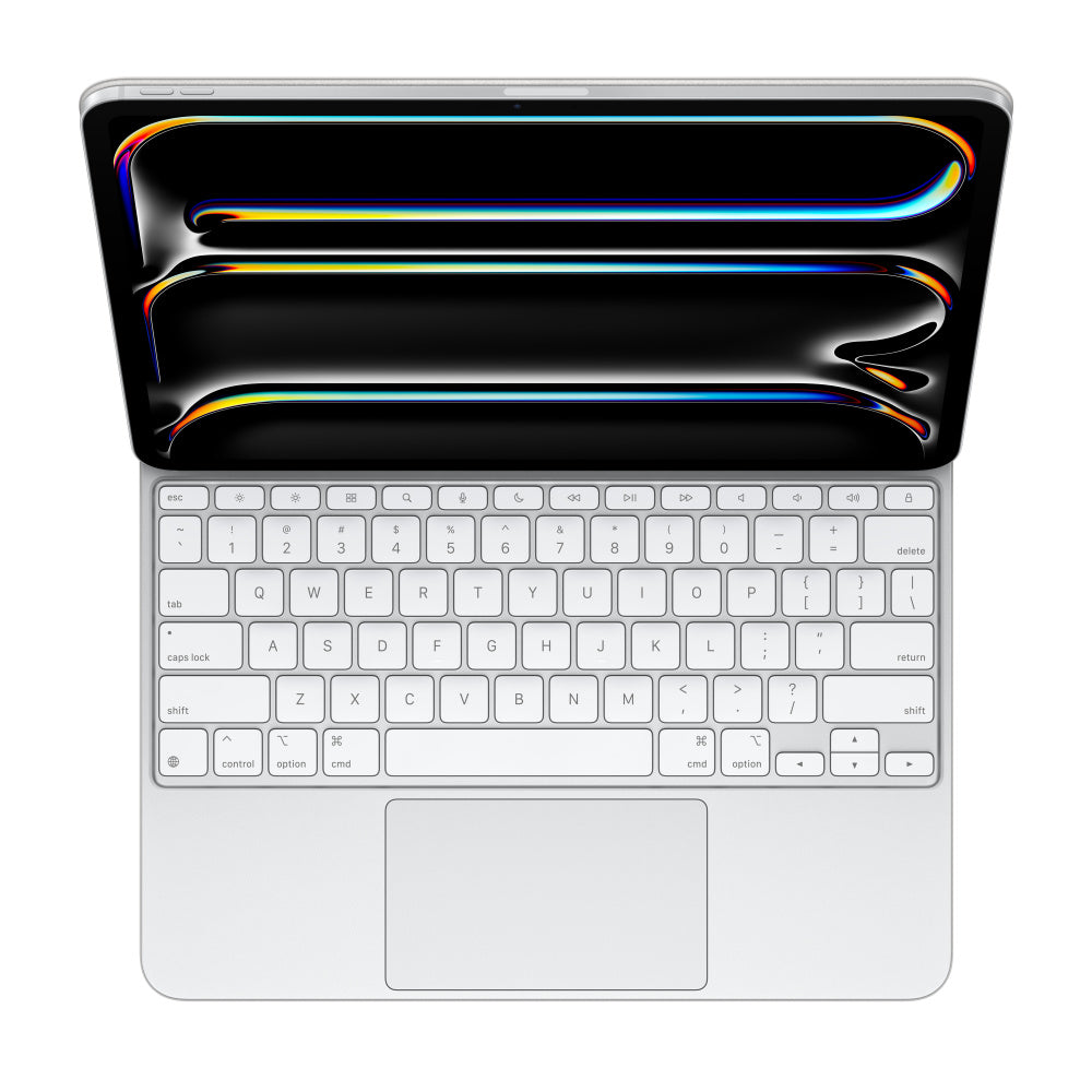 Apple Magic Keyboard لجهاز iPad Pro 13 إنش M4 بتخطيط عربي لون أبيض