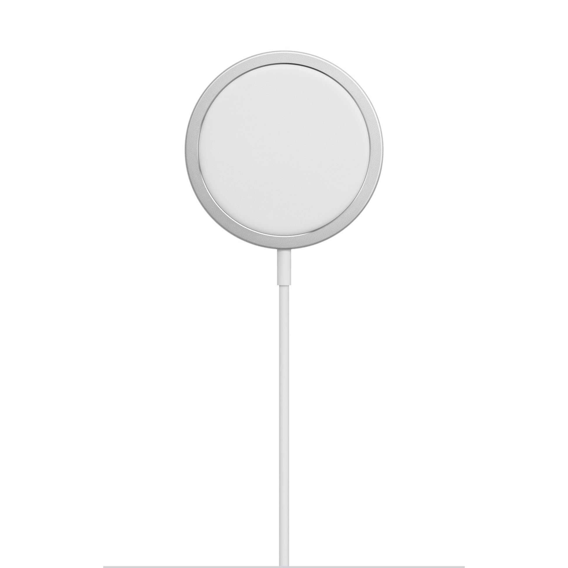 شاحن Apple MagSafe مغناطيسي لاسلكي باللون الأبيض