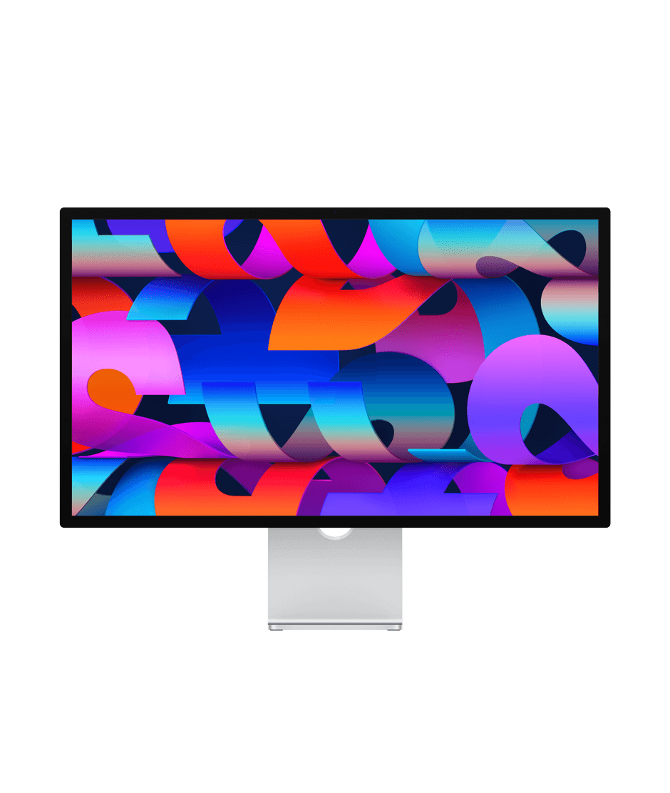 شاشة Apple Studio Display 27 إنش 5K بزجاج Nano-Texture وحامل قابل للإمالة والارتفاع
