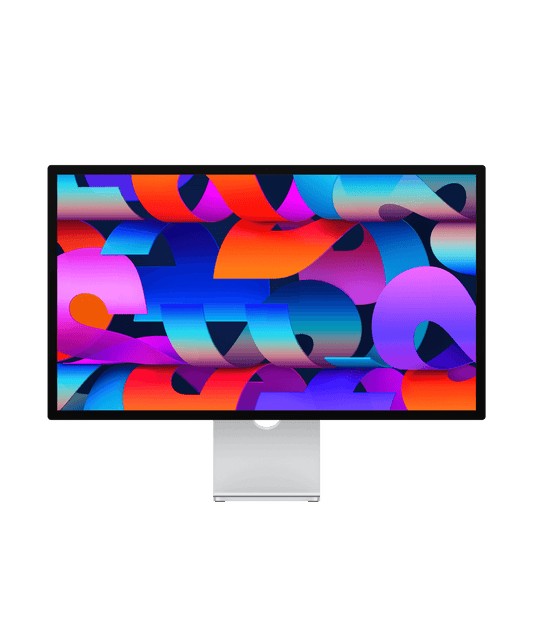 شاشة Apple Studio Display 27 إنش 5K بزجاج Nano-Texture وحامل قابل للإمالة والارتفاع