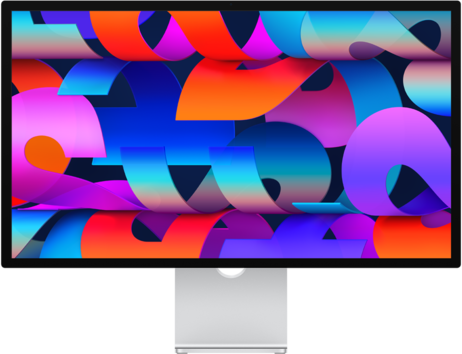 شاشة Apple Studio Display 27 إنش 5K Retina على خلفية بيضاء