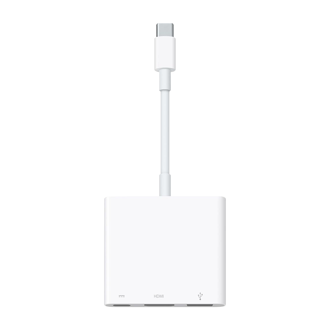 محول Apple USB-C Digital AV Multiport Adapter أبيض مع HDMI وUSB وUSB-C
