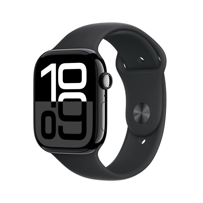 Apple Watch Series 10 GPS Jet Black Aluminum مع سوار أسود
