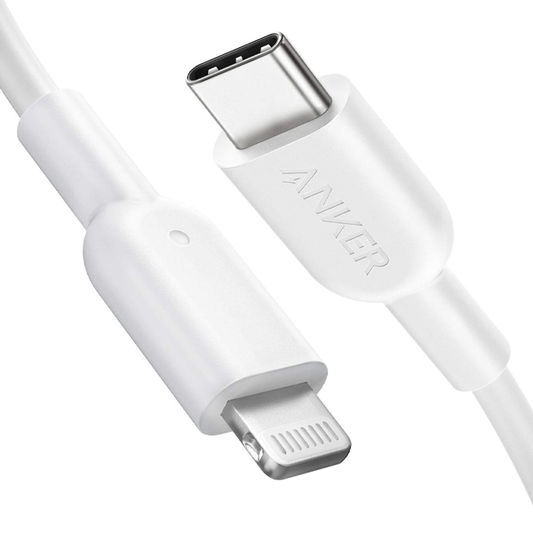 كابل Anker PowerLine II USB-C to Lightning شحن سريع PD معتمد MFi بطول 1 متر