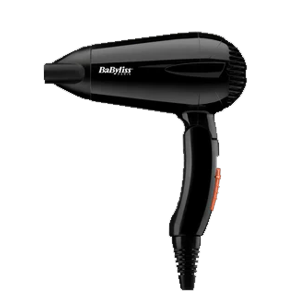 سشوار مجفف الشعر بقوة 2000 واط مع إعدادان للحرارة قابل للطي ماركة BaByliss