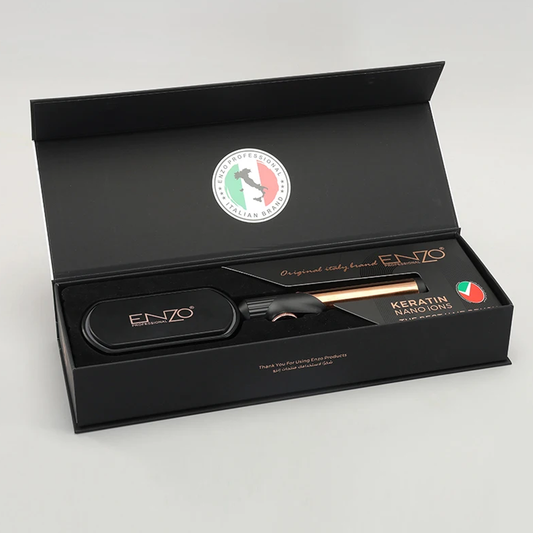 فرشاة سشوار كهربائية احترافية مع شاشة LCD لتجفيف الشعر  ماركة ENZO