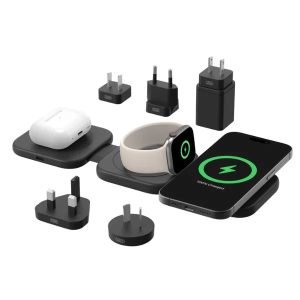 شاحن لاسلكي من Belkin موديل WIZ024hqBK – 15 واط، Qi2، MagSafe