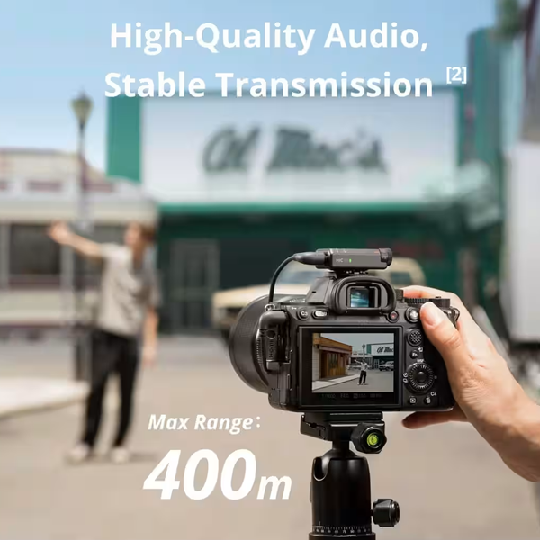 ميكروفون DJI Mic Mini لاسلكي 2TX+1RX – مايك احترافي للموبايل والكاميرا بعزل ضوضاء ومدى 400 متر ميكروفون DJI Mic Mini لاسلكي 2TX+1RX – مايك احترافي للموبايل والكاميرا بعزل ضوضاء ومدى 400 متر