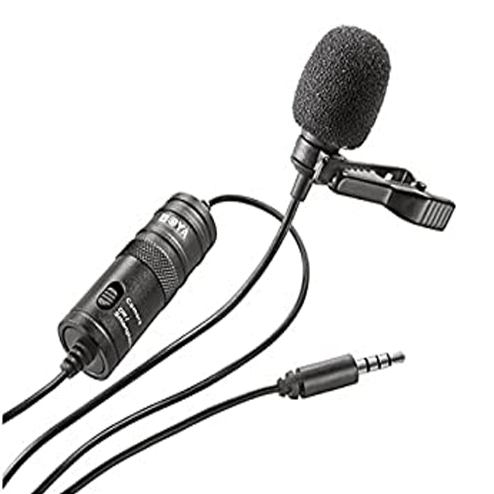 كابل صوت احترافي Auxiliary Omnidirectional Lavalier من BOYA للتسجيل وصناعة المحتوى