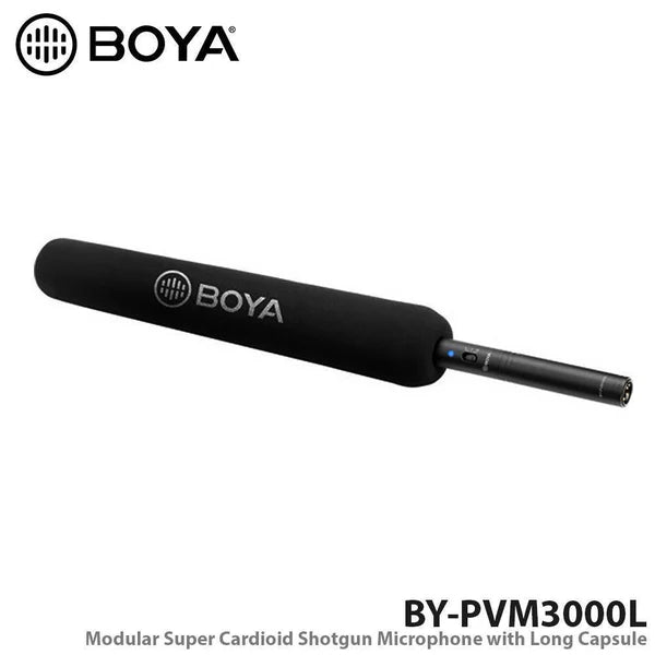 ميكروفون شوتجن BY-PVM3000L Long من BOYA للتسجيل وصناعة المحتوى