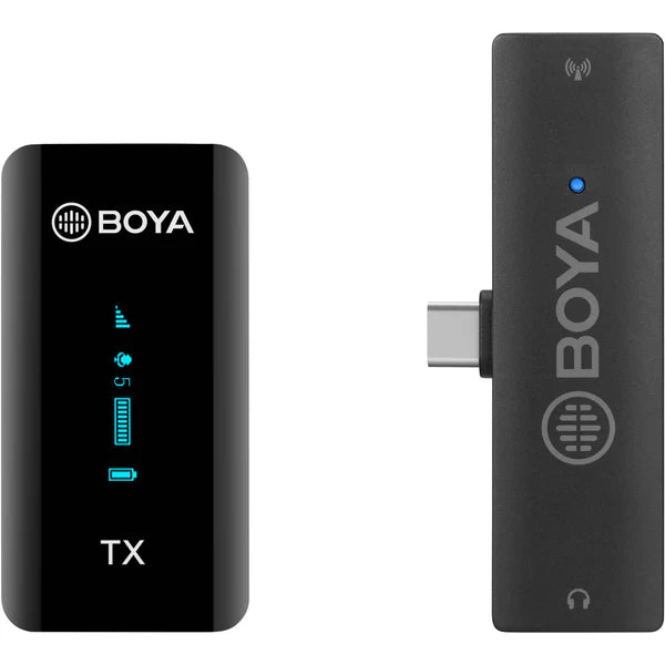 ميكروفون لاسلكي BY-XM6-S5 من BOYA – USB-C، لشخصين