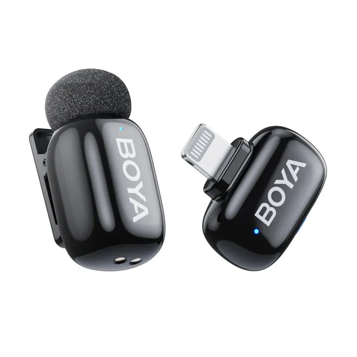 ميكروفون لاسلكي Mini-15 Lightning من BOYA – للآيفون، لشخصين