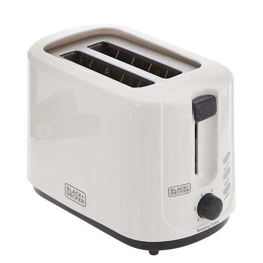 حماصة خبز توست بـ 6 إعدادات تحكم مختلفة وقوة 750 واط ماركة Black & Decker