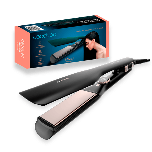 مكواة شعر Cecotec RitualCare Sphere Max XL بألواح سيراميك عريضة
