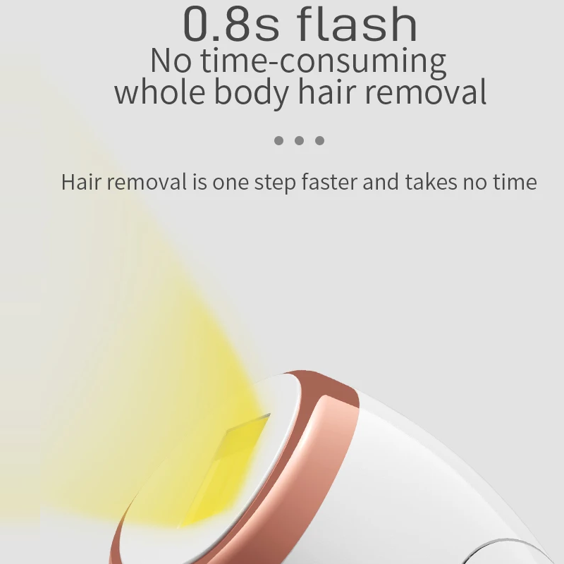جهاز إزالة الشعر بالليزر بـ شاشة LCD و 99000 ومضة للاستخدام المنزلي جهاز إزالة الشعر بالليزر بـ شاشة LCD و 99000 ومضة للاستخدام المنزلي