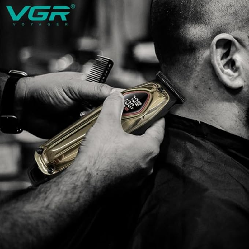 ماكينة حلاقة رجالية بـ شفرا من السيراميك وسرعة 7000 دورة في الدقيقة - VGR ماكينة حلاقة رجالية بـ شفرا من السيراميك وسرعة 7000 دورة في الدقيقة - VGR