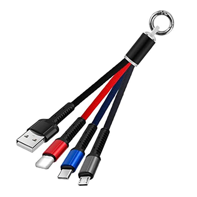 كيبل ثلاثي مضيء مناسب لجميع انواع الهواتف كيبل ثلاثي مضيء مناسب لجميع انواع الهواتف