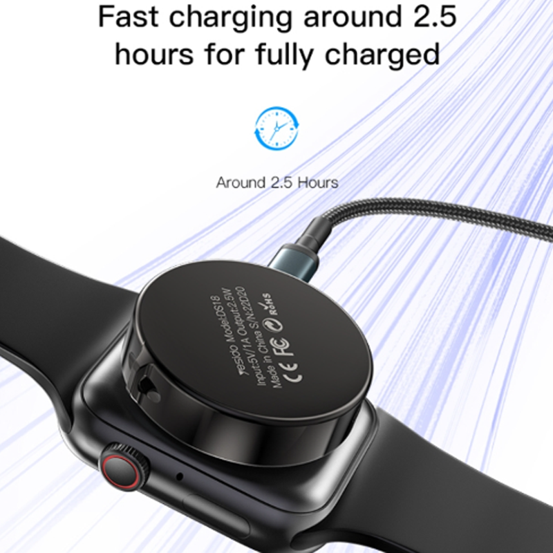 قاعدة شحن مغناطيسية لاسلكية لـ ساعات الـ Apple Watch ماركة YESIDO قاعدة شحن مغناطيسية لاسلكية لـ ساعات الـ Apple Watch ماركة YESIDO