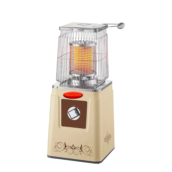 صوبة/دفاية سيراميك كهربائية "2000 واط" مع قاعدة للطبخ من NATIONAL DREAM