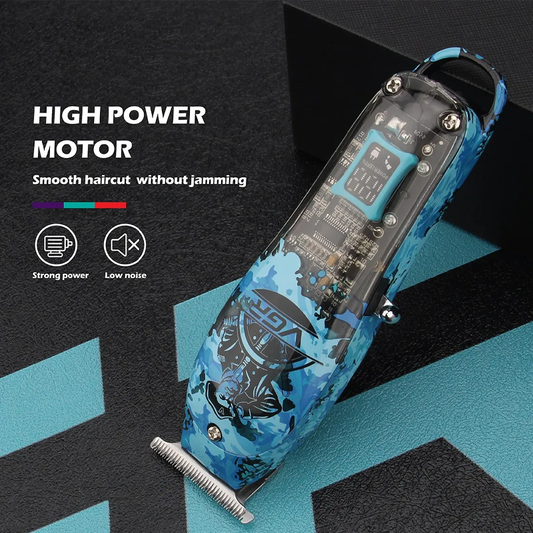 ماكينة حلاقة الشعر الرجالية الاحترافية بـ شاشة LED ماركة VGR موديل v-923
