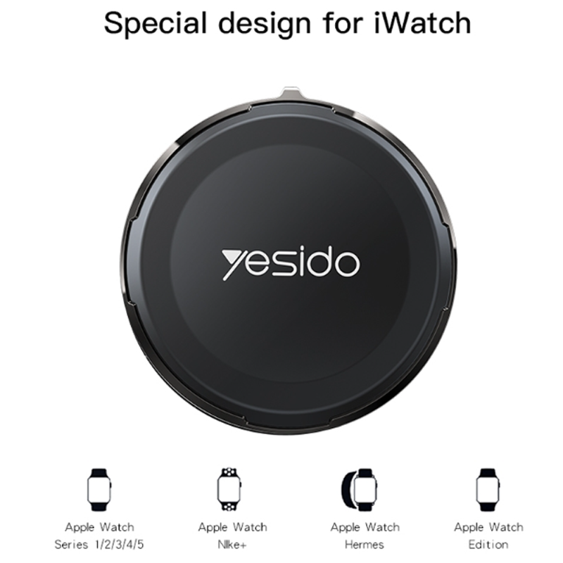 قاعدة شحن مغناطيسية لاسلكية لـ ساعات الـ Apple Watch ماركة YESIDO قاعدة شحن مغناطيسية لاسلكية لـ ساعات الـ Apple Watch ماركة YESIDO