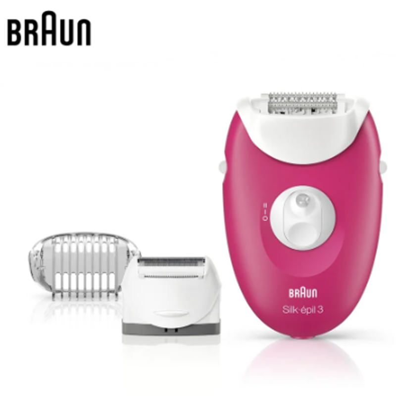 ماكينة براون لازالة شعر الجسم وتدليك البشرة 3 بـ 1 ماركة BRAUN